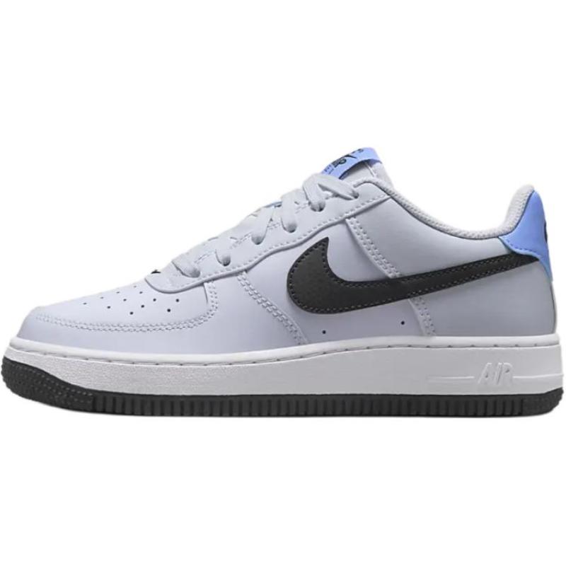 

Nike Air Force 1 Slip Resistant Abrasion Resistant Low top Kids Skateboarding Shoes White Black Sneakers FV5948-003 36