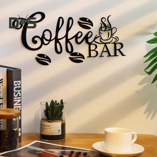 Personalisiertes Metallschild Mit Aufschrift "Coffee Bar