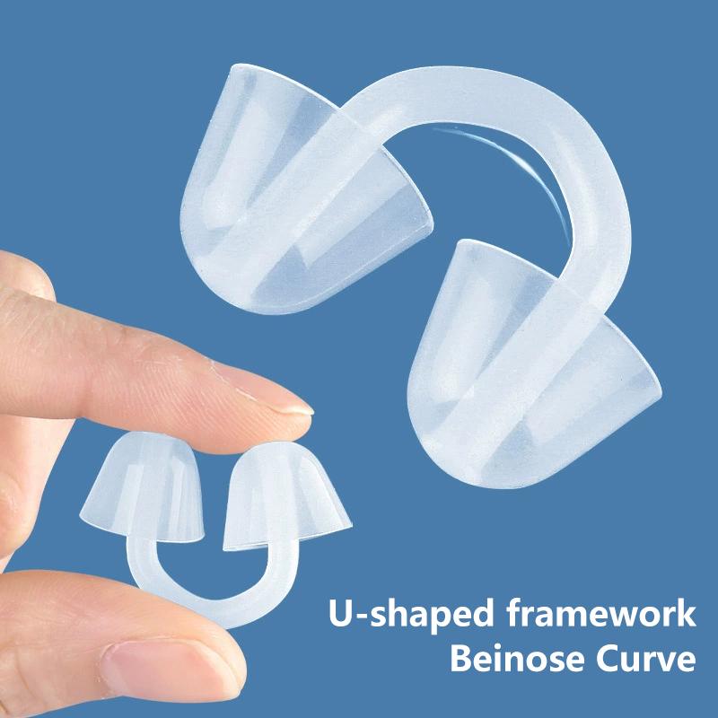 Soft Silicone Swimming Nose Clip Safety Gear Reusable Waterproof Nose Plug Prevent Choking Multicolor Swim Nose Protector