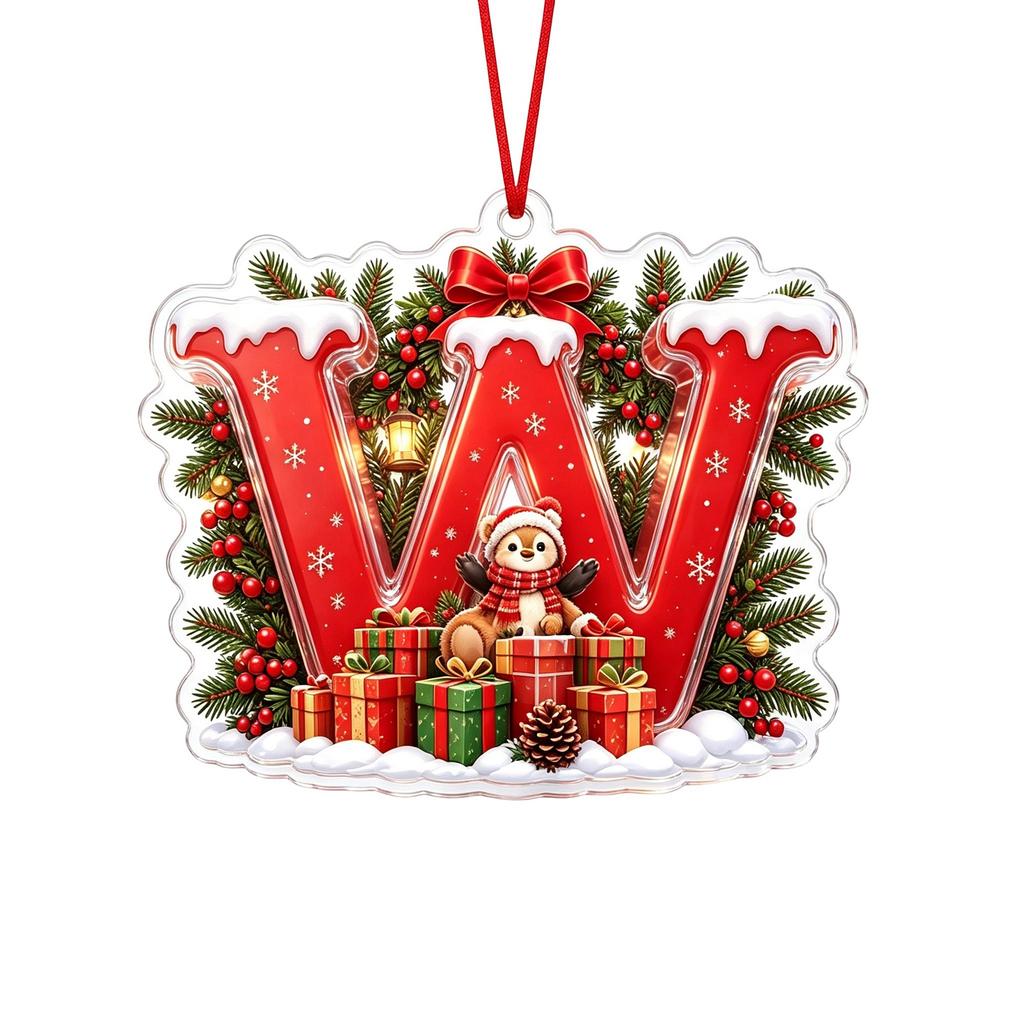 Christmas Tree Hanging Ornaments, Festive Decorations for Holiday Home Party Indoor Decor