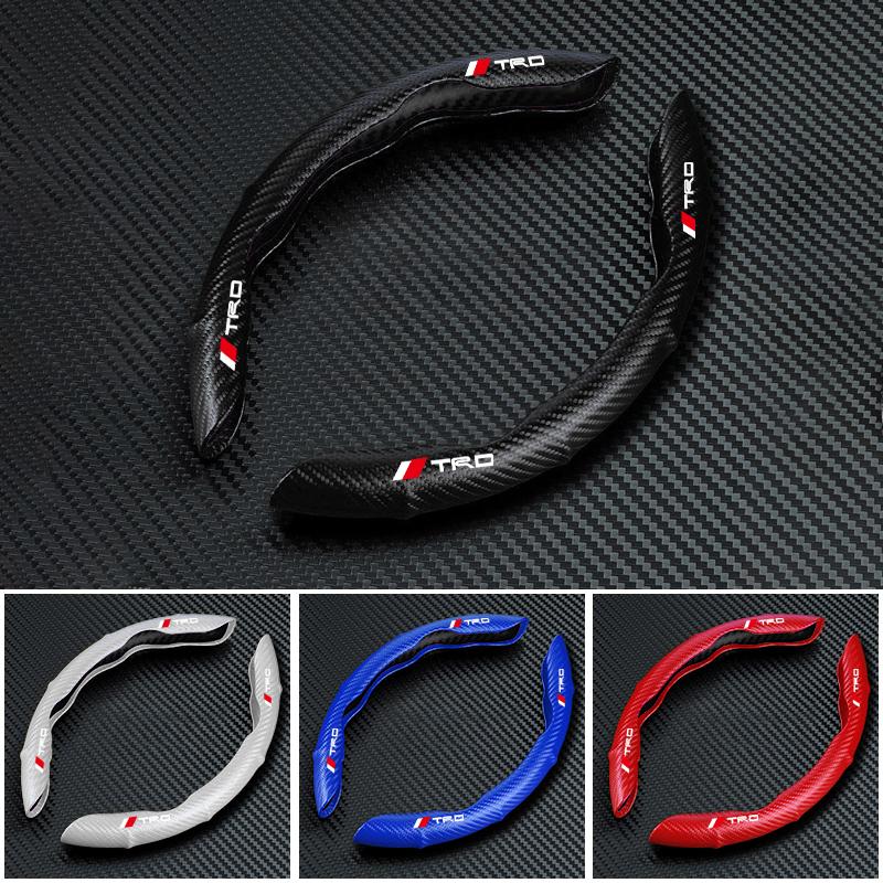 Husă Volan Universală Antiderapantă din Fibră de Carbon pentru Toyota Trd Gr Yaris Corolla Avensis Aygo Vitz Vios Yaris Mark-X Mirai