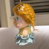 15cm Crybaby Doll Outfit Set Blue Skirt With Hair Clip Charm Accessory Collectible Dolls