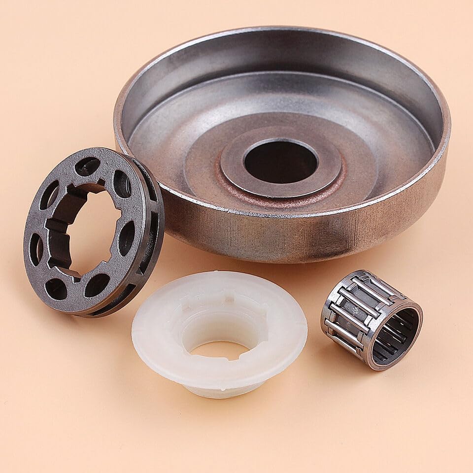 3/8" Clutch Drum Sprocket Bearing Fit for Husqvarna 445 450 E Chainsaw Worm Gear Kit