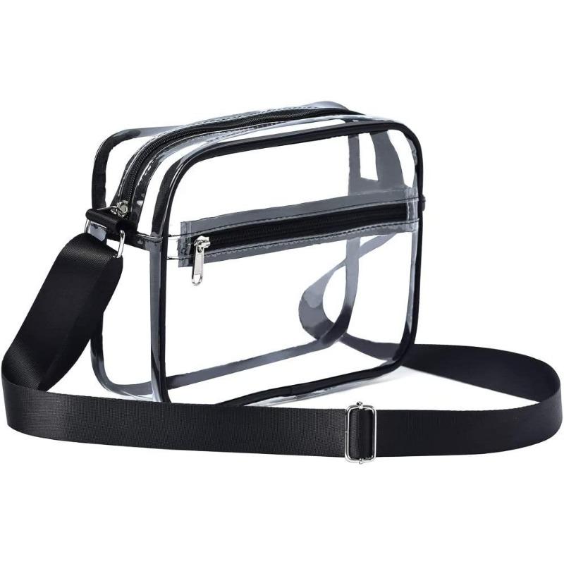 Store the new transparent pvc messenger bag, go out portable travel bag beach travel bag