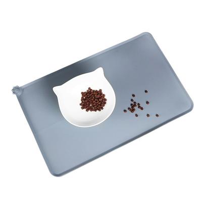 Tappetino in silicone per animali domestici Tappetino per cibo per animali domestici Tappetino per cibo per cani e gatti impermeabile Tappetino per cibo Vassoio per mangiatoia per cuccioli Cuscino per acqua Tovaglietta