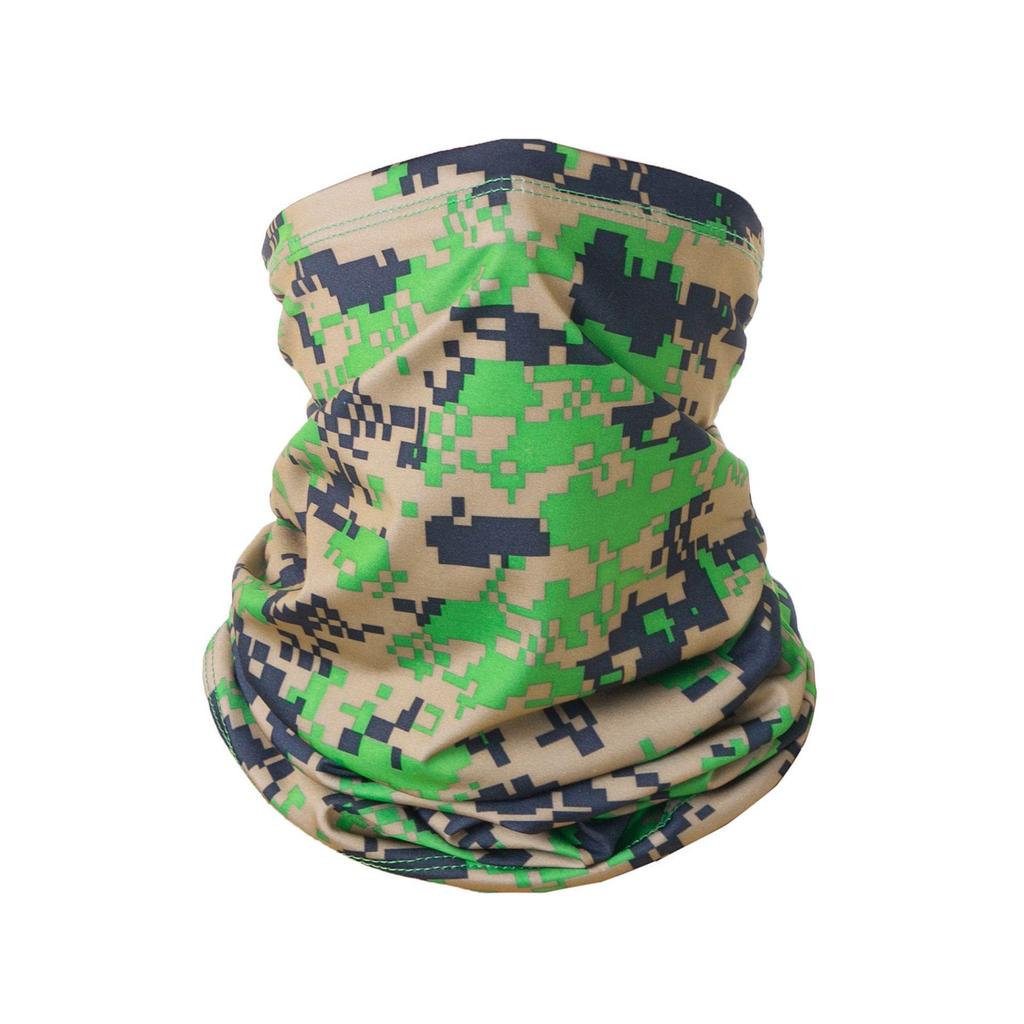 Unisex Camouflage Eisseide Nackengamasche - Sonnenschutz & Atmungsaktive Gesichtsmaske für Outdoor-Aktivitäten