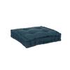 Coussin de sol 40 x 40 cm Horizon uni bleu