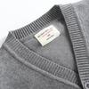 4-12 år Kid Strikket Cardigan Coat Vinter V-hals Knapp Genser