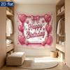 Glitter Birthday Backdrop 1pc - Studio Photo Prop