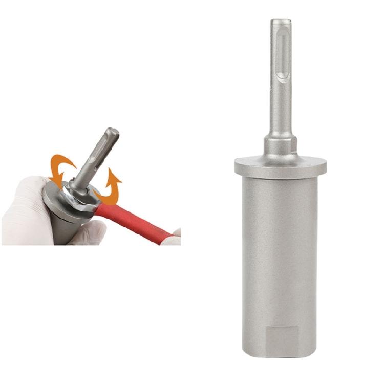 Multipurpose Drill Adapter Tool Removable Adapter for Ground Rod Installation In Outdoor Fence Construction