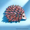 Crystal Hedgehog Brooch: Elegant Animal Corsage Pin for Women's Suit or Cardigan