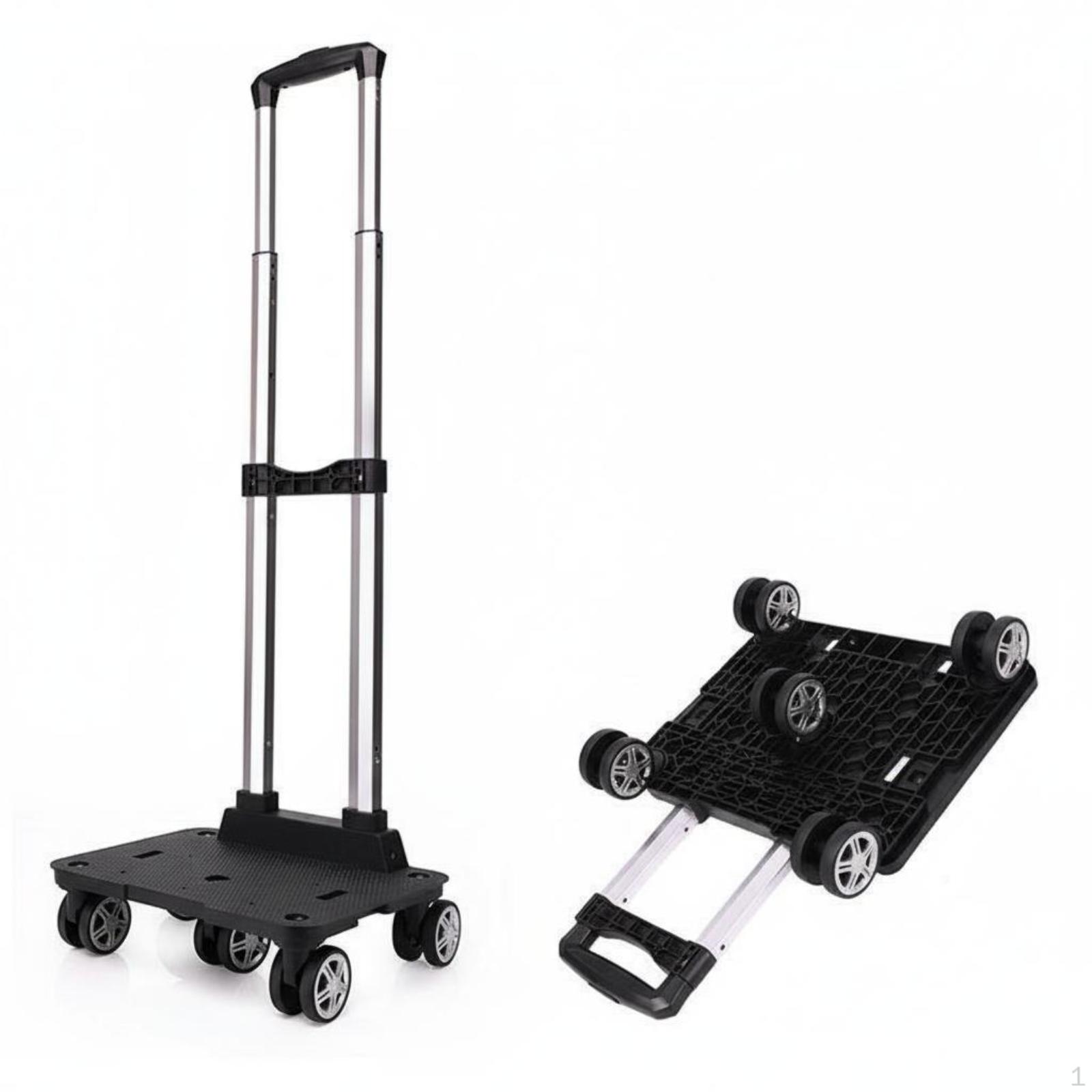 Luggage Cart, Foldable Hand Aluminum Alloy