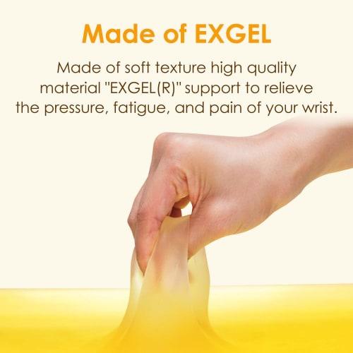 ELECOM Wrist Rest Dip Gel Gel White MOH-DG01WH