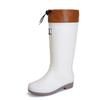 Fashion Rain Boots Women's Four Seasons Fashion Outdoor Mid-tube Waterproof Non-slip Rubber Shoes Fashion Rain Boots Garden Galoshes
