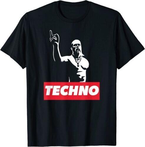 

NEW LIMITED Techno Viking For Raver DJ Techno Party Festival T-Shirt Tops Tee S
