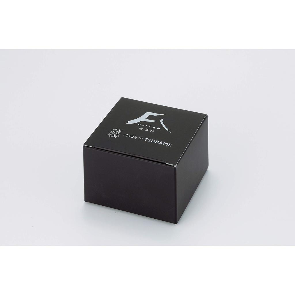 Takei Ukibutsu Seisakusho Stainless Steel Sake Cup with Mount Fuji Design, FM-100