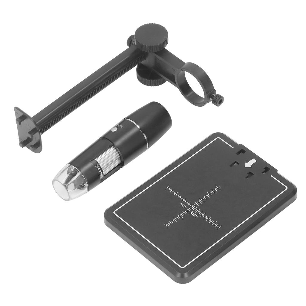 WiFi Microscope Portable Digital USB Magnifier with 8 LED for Children Students Engineers