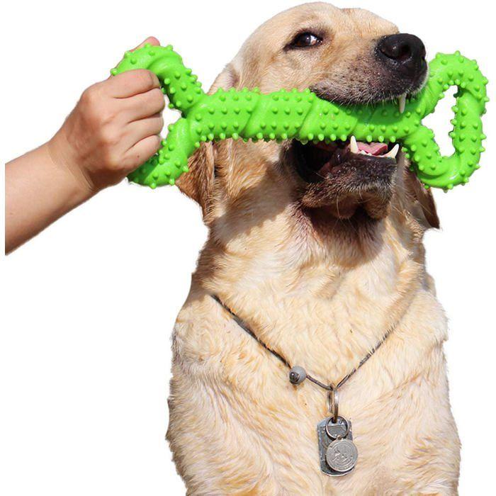 Chien Jouets à mâcher Résistant en Caoutchouc 12 inch interactif Solide pour Les Chewers Agressifs Petits et Grands Chiens