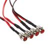 12V 8mm LED Indicator Lamp Set of 4 Vehicle Warning