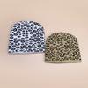 Retro Leopard Speckles Wool Knitted Hats Autumn And Winter Personal Warm Ins Versatile Hip Hop Fashion Y2K Niche Street Beanies