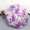 Salamander and Chameleon  Pattern, Automatic Folding Umbrella, Portable and Foldable Design, 8 Ribs, a Christmas or Birthday Gift.