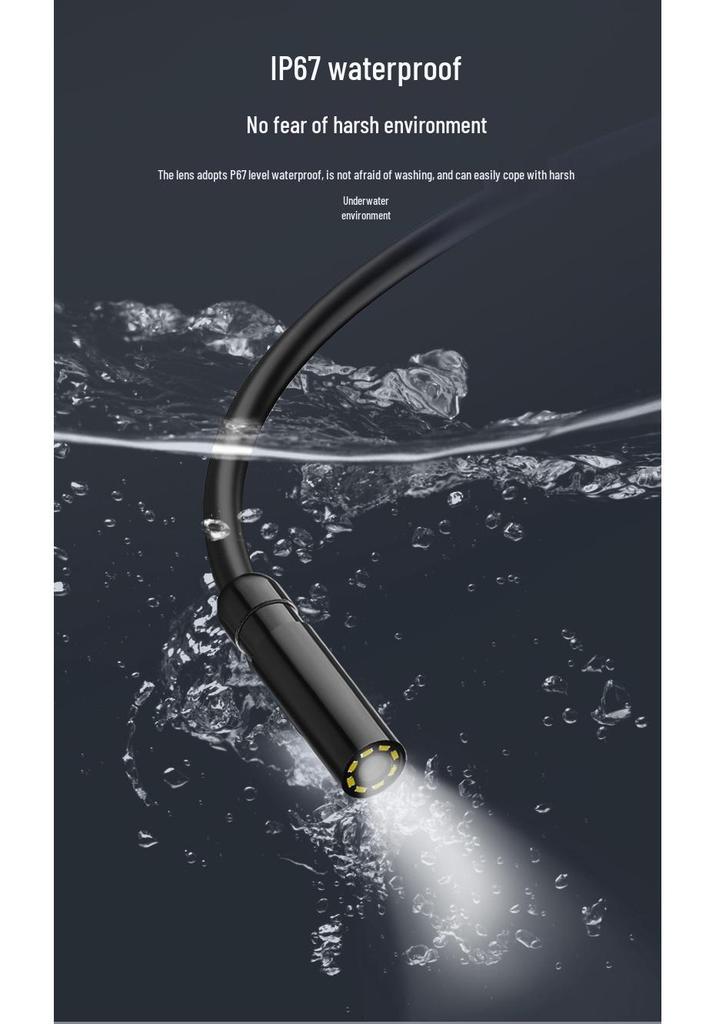10m/5m HD Industrial Endoscope Camera - Engine Repair Visual Probe