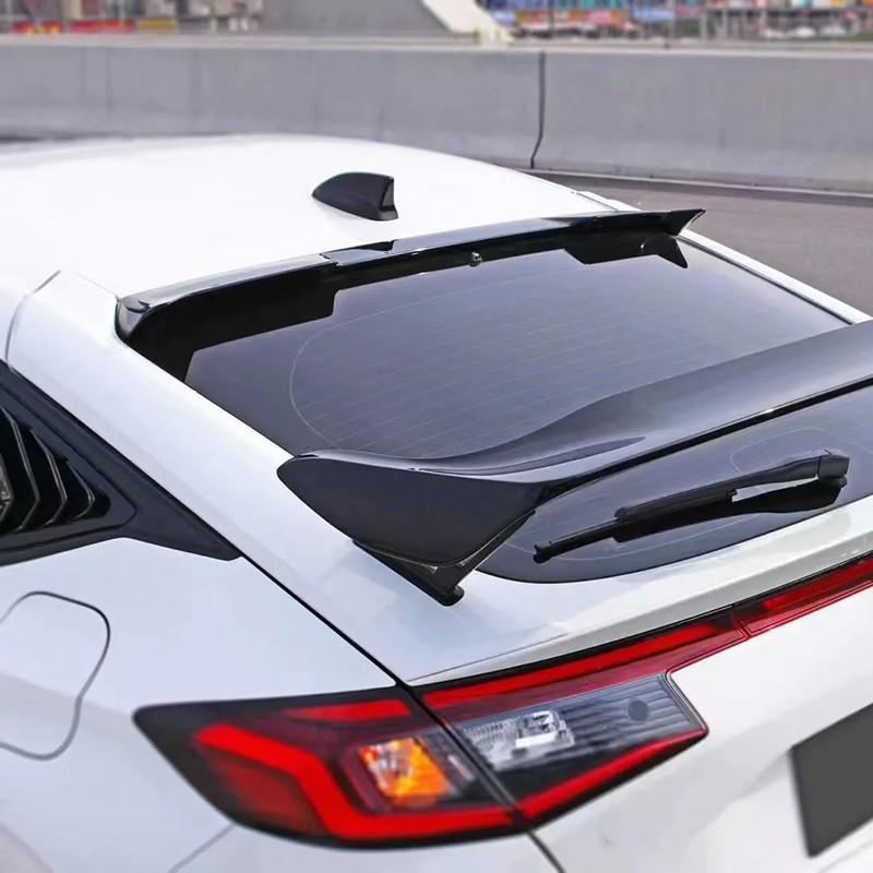 Glossy Black Shark Fin Antenna Decorative Cover Trim for Honda Civic 11th 22-up