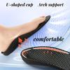 2Pairs of High-elasticity Shock-absorbing Sports Shoe Insoles with Built-in Arch Foot Pads, Suitable for Sports Shoes Comfortable Insoles