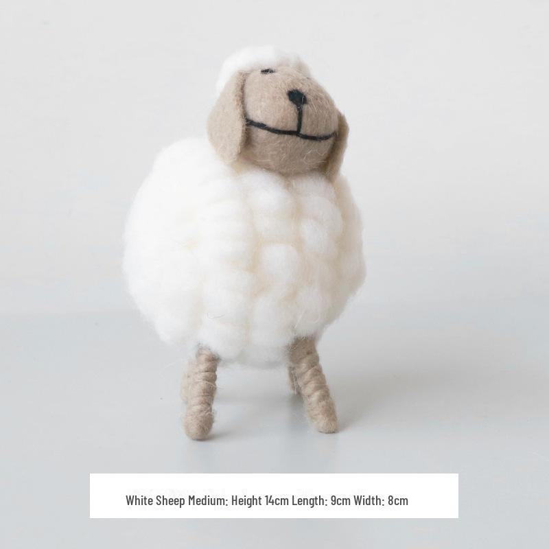 

Милые украшения из фетра в виде овец: Креативный декор детской комнаты и спальни в скандинавском стиле