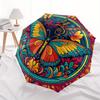 Colorful Butterfly Mandala Wall Art DecorUmbrella, PortableFold Compact Umbrella for Men & Women Gift