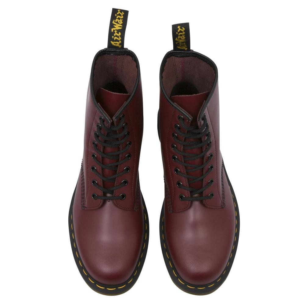Dr.martens 1460z Dmc 8-oczkowe Buty 11822600 Wiśniowy Czerwony