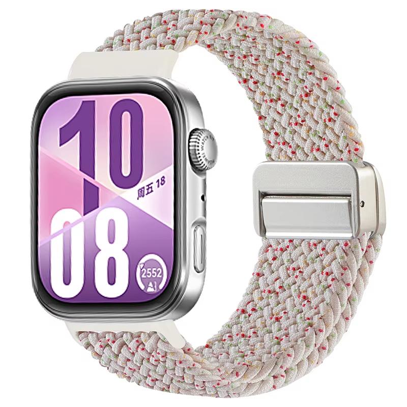 Magnetic band For HUAWEI watch fit 3 4 pro strap Smartwatch Accessories Braided solo loop Bracelet correa huawei watch fit4 band