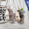 Adorable Little Hedgehog Keychain Stuffed Doll Cute Hedgehog Plush Keyring  Car Keychain