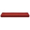 Step Mats 30 pcs. 65 x 21 x 4 cm Red Rectangular Edge