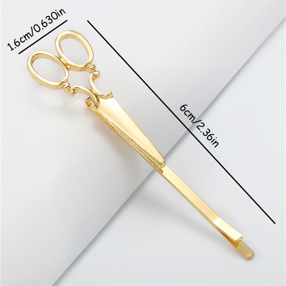 1pc Creative Scissors Shape Hairpins Personality Bridal Barrettes Side Clip For Women Wedding Hair Accessories Hair Clip