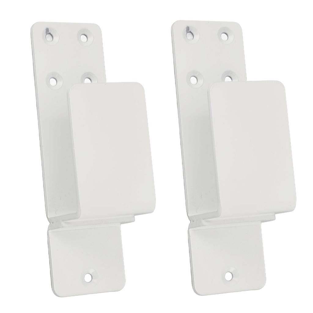 2 STK Dørbarrikadebraketter Åpen stangholder Karbonstål Enkel installasjon U-brakett for garasje