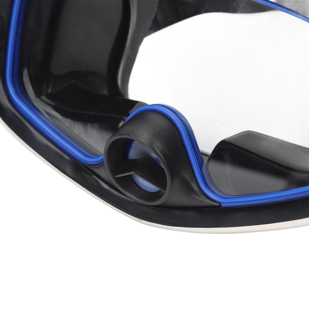 Scuba Diving Goggles Tempered Glass Anti Fog Nose Valve Lightweight Single Lens Snorkeling Goggles for Swimming Water Sports