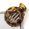 Women Hair Clip Round Anti-slip Teeth Hair Claw Hollow Design Back Head Hair Clamp Hair Styling Tool Hair Accessories