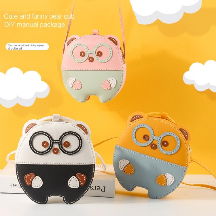 Handcrafts Gifts DIY Sewing Kit Lovely Bear Crossbody Bag Making Materials Set