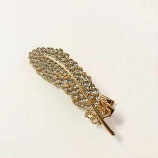 

Трендовая заколка для волос в виде цветка и луны из хрусталя в стиле инфлюенсера