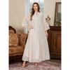 2025 Indonesia New Mesh Embroidery Robe Middle East Clothing Dubai Long Dress Abaya Sequin Formal Dress Dress