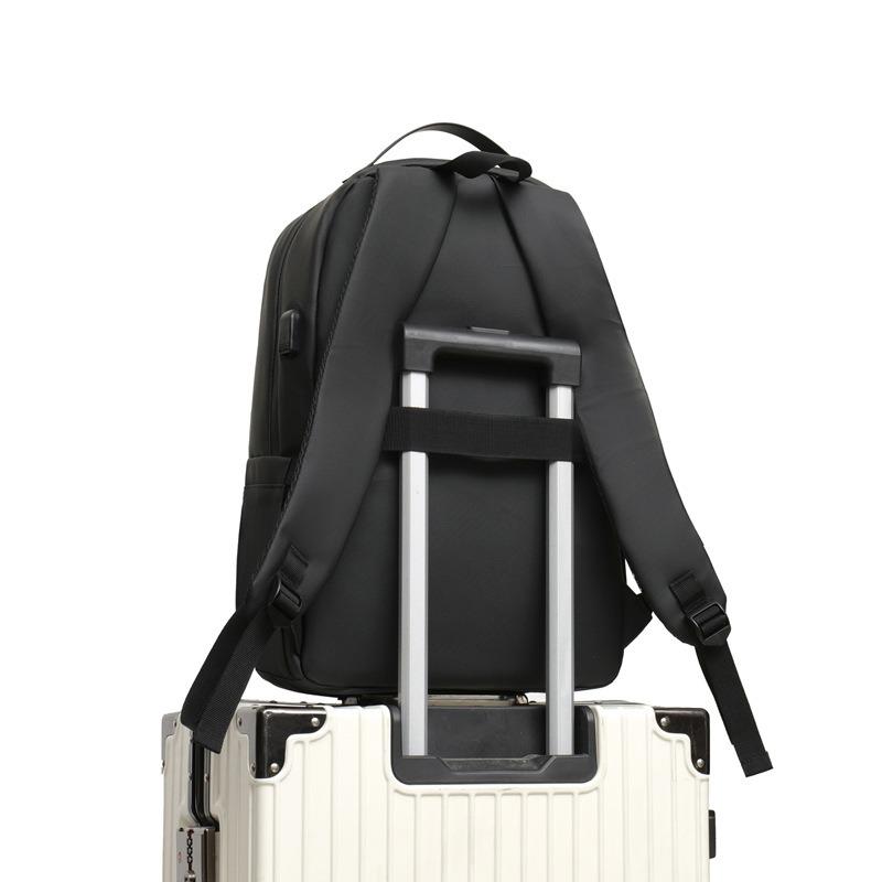 Business Men's Backpack Casual Backpack Commuter Multifunctional Waterproof Backpack Large Capacity Computer Printing