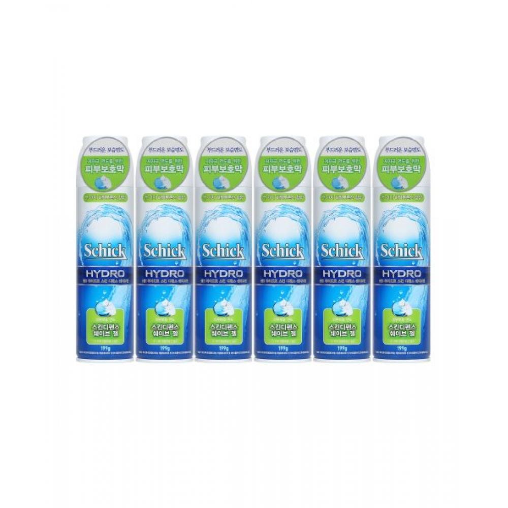 Гель для бритья Schick Hydro Skin Defense 199 г 6 шт. NONE