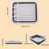 Dish Drain Basket Rack Vegetable Dishes Draining Washing Drainer Organizer Baskets Holder Multifuntion Home KitchenTool