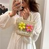 Summer Woven Handbag Women's 2025 New Small Fresh Literary Straw Bag Foreign Style Holiday Style Hollow Shoulder Bag