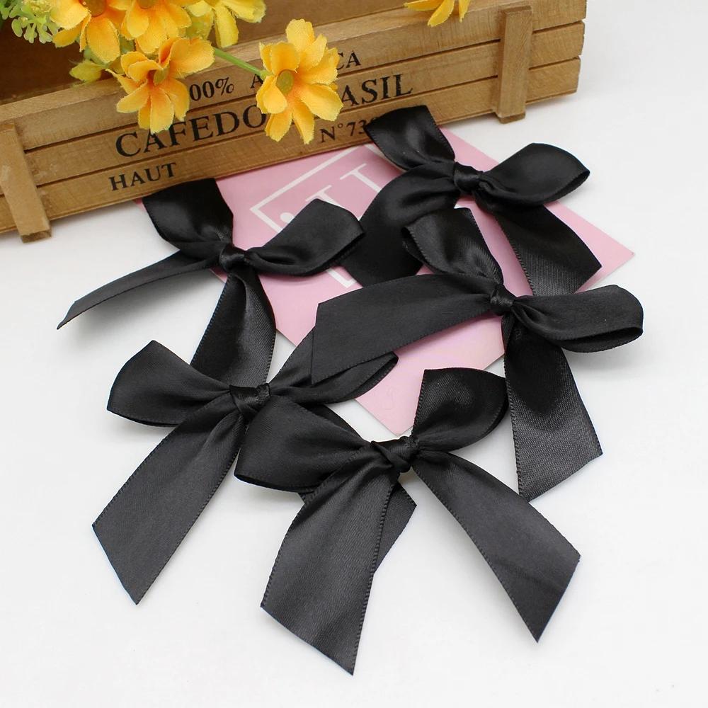 20/50 Stück Band Schleife Bastelschleife Rosa Weiß Blau Floral Geschenkband DIY Weihnachtsfeier Dekoration Strikjes Decoratie Moños Navideños