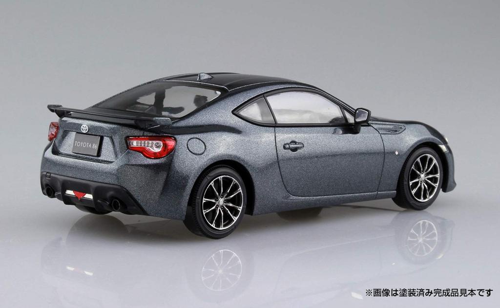 Aoshima Bunka Kyozai Skala The Snap Kit Serien Toyota 86 Mørkegrå Metallic Plastmodellsett 1/32 Forhåndsfarget 03-C