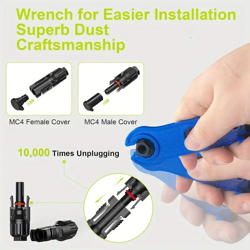 100/60/50/30/18 Pairs Solar Connectors PV Plugs 1000V 30A Solar Panel Connector Kit Available for PV/MC Cables