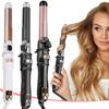 Αυτόματο Σίδερο για Μπούκλες Μαλλιών Οθόνη LCD Ρυθμιζόμενη Θερμοκρασία Γρήγορη Θέρμανση Φορητή Συσκευή για Μπούκλες Ταξιδίου 110V Ηλεκτρική Ράβδος για Μπούκλες Γυναικείο Στυλ Μαλλιών