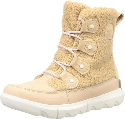 SOREL Sorel Explorer II Joan Cozy Snow 260 Size Women's Boots, NL4455, NovaSand_SeaSalt, 22.5